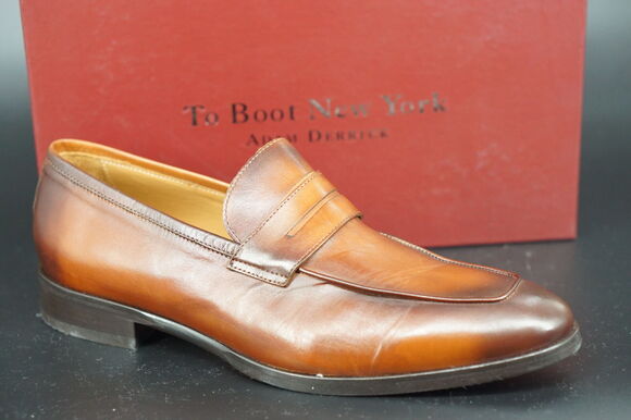 To Boot New York Brown Leather Wakefield Moccasin Penny loafers Size 13 Men\'s main image 8